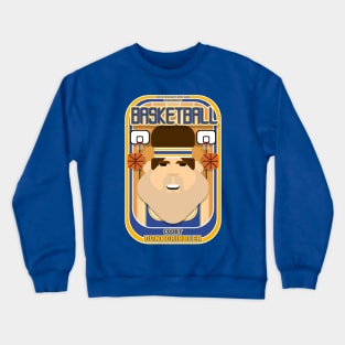 Basketball Blue Gold - Court Dunkdribbler - Bob version Crewneck Sweatshirt